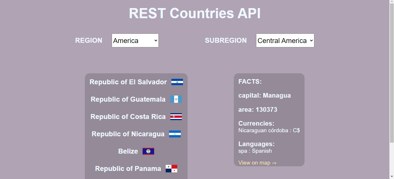 Rest Countries